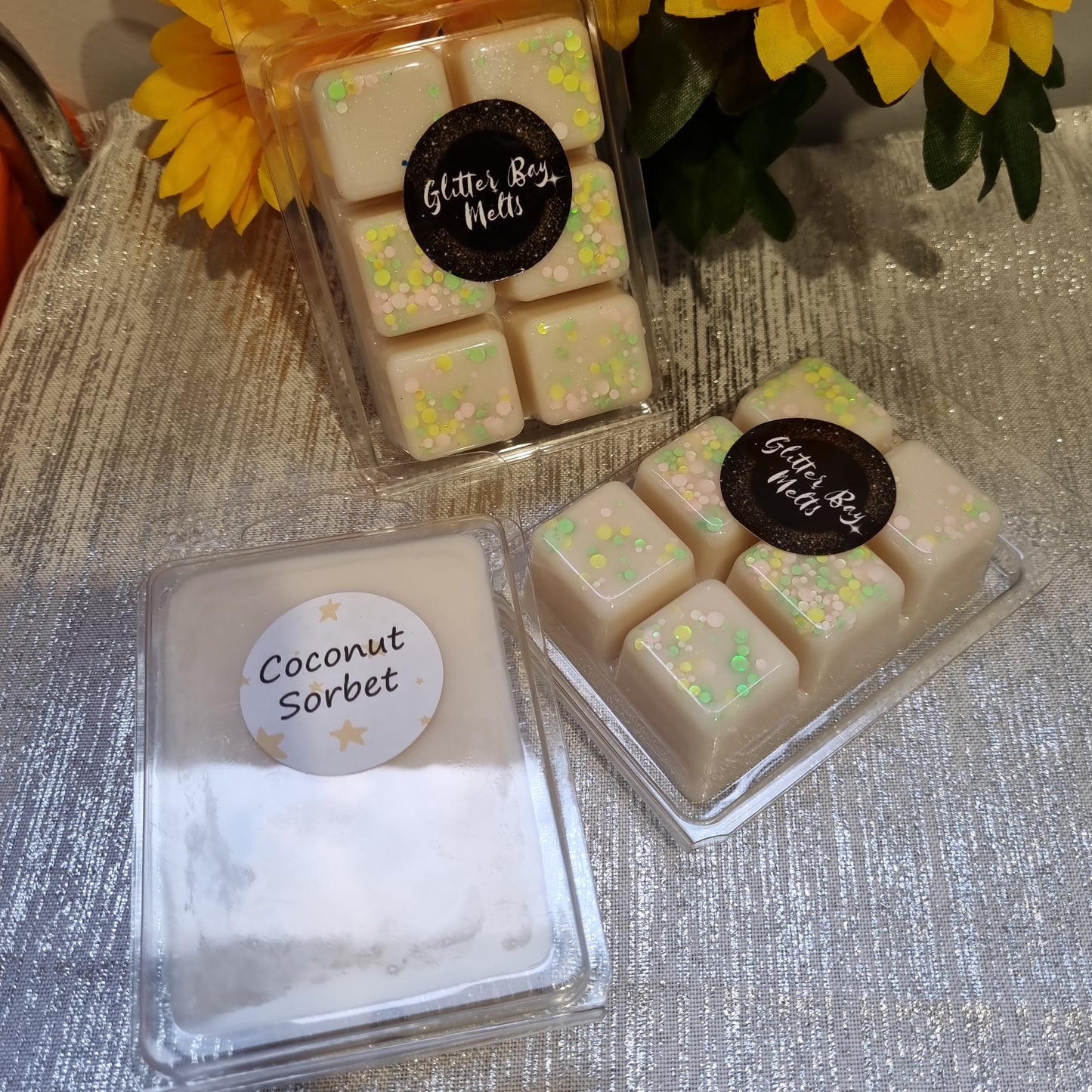 Coconut Sorbet Wax Melt.
