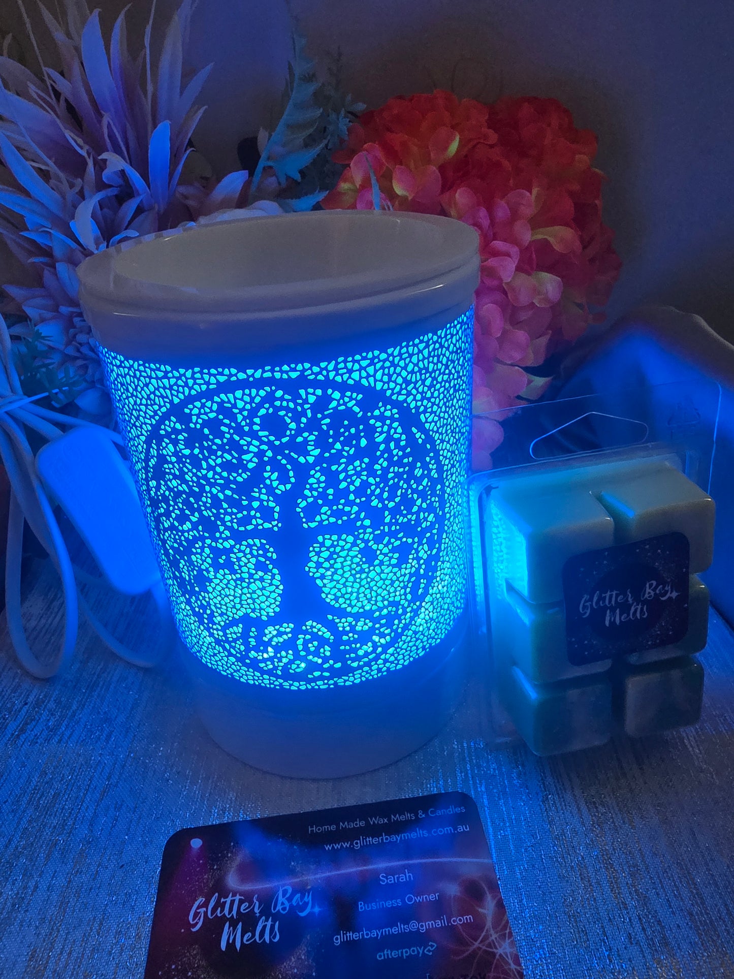 Tree of Life White Wax Warmer.