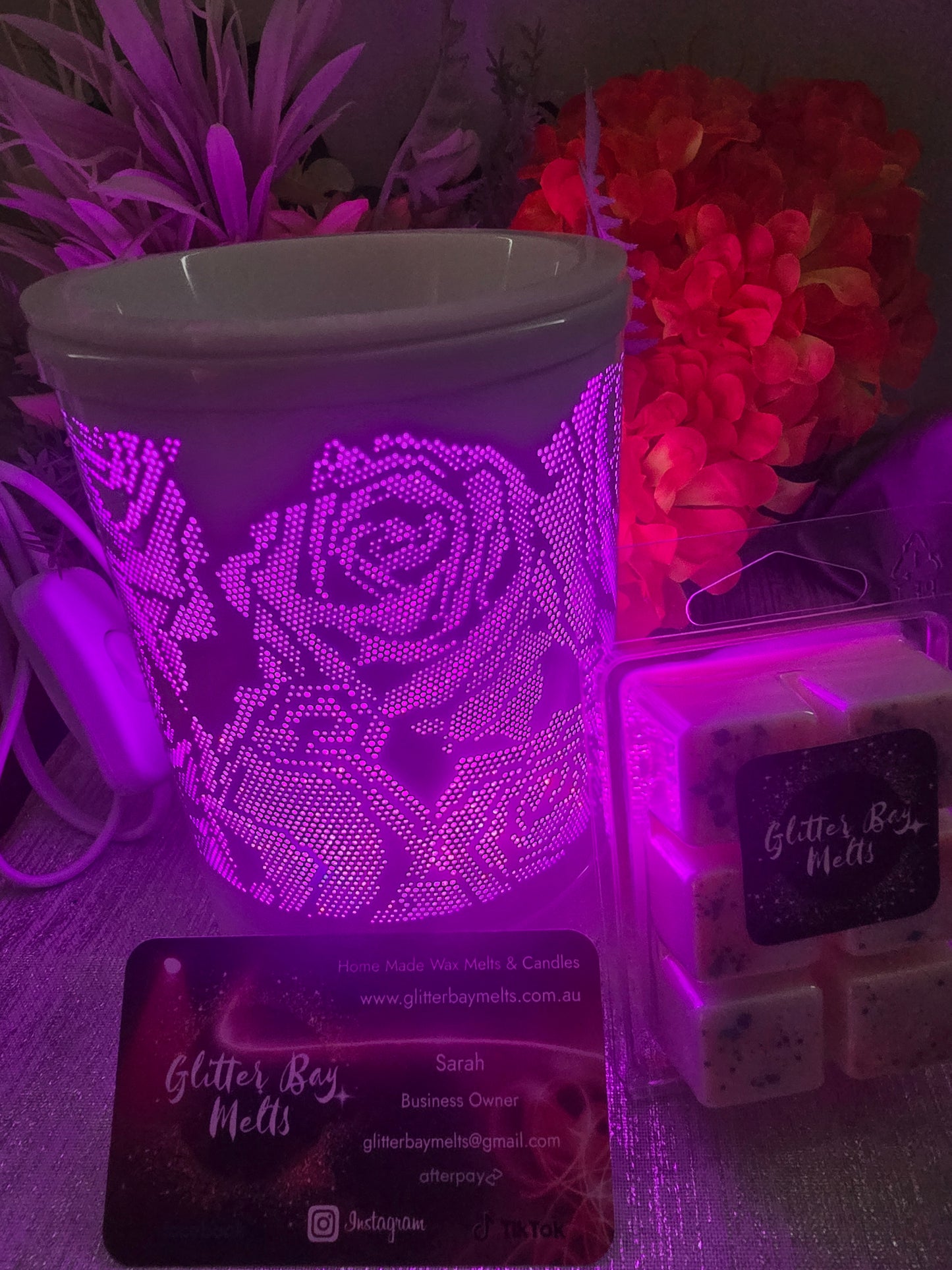 Rose White Electric Wax Warmer.