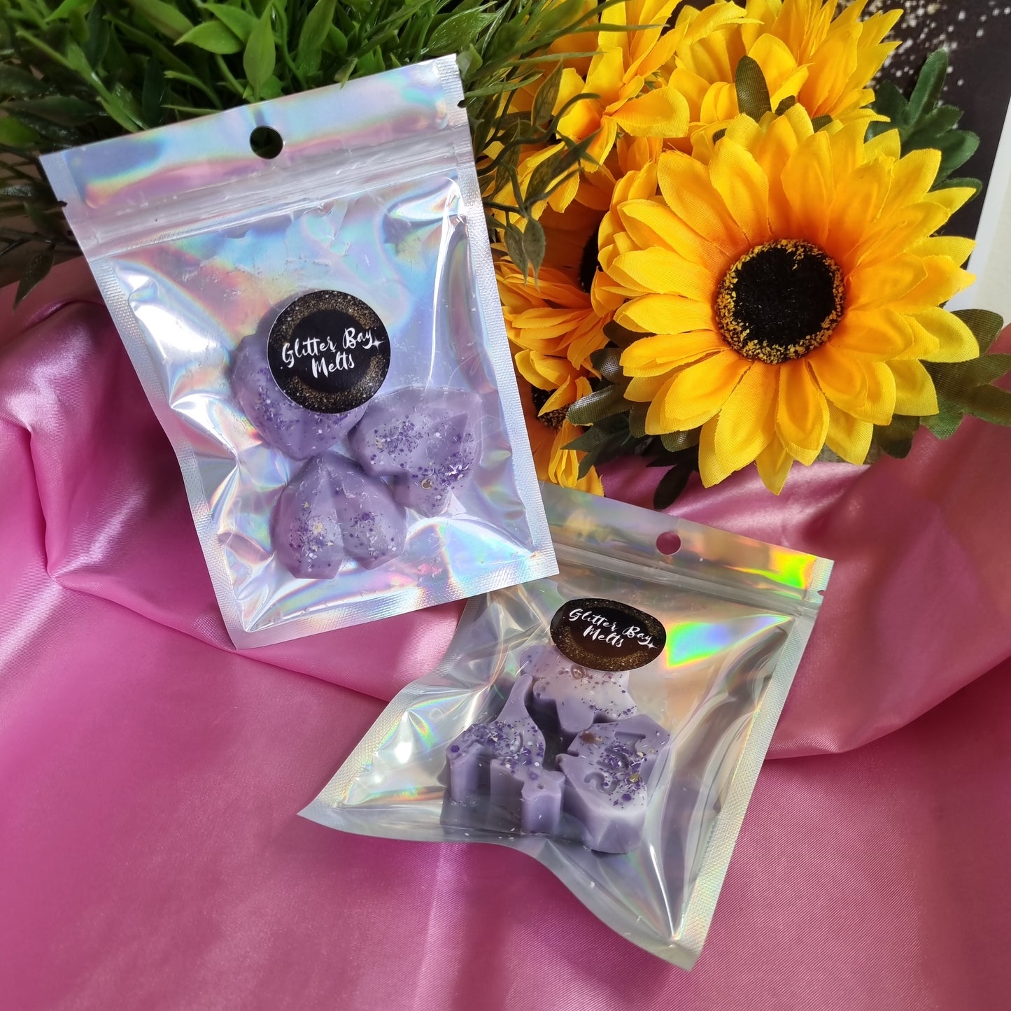 Lavender Vanilla Wax Shapes.