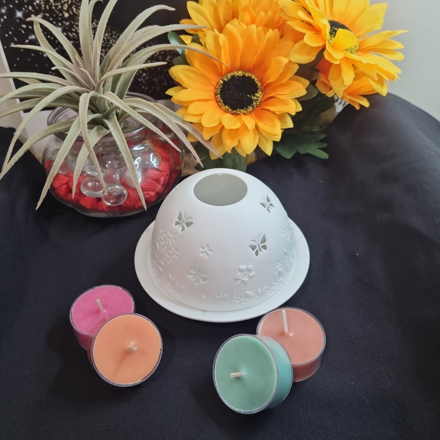 Luminous Butterfly Tealight Candle Holder.