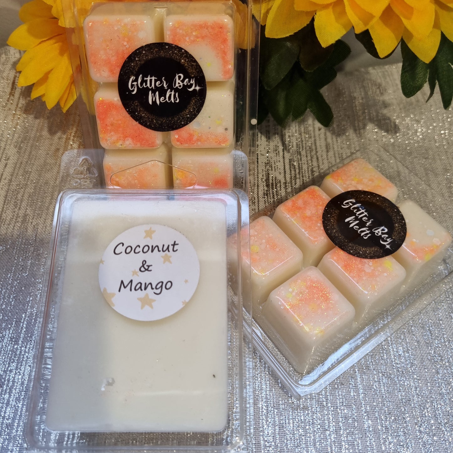 Coconut & Mango Wax Melt.