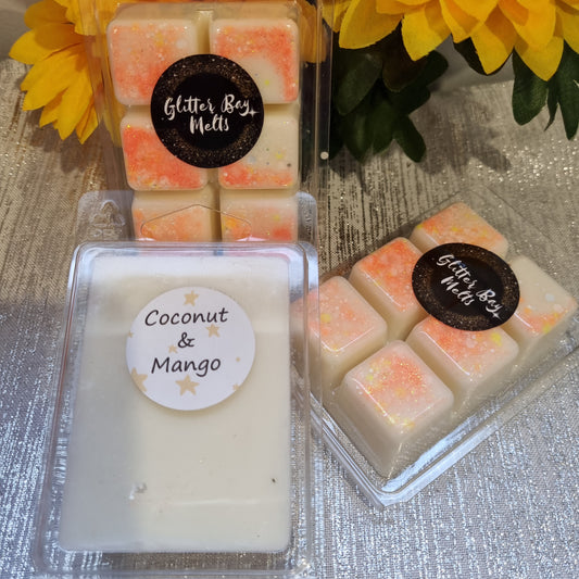 Coconut & Mango Wax Melt.