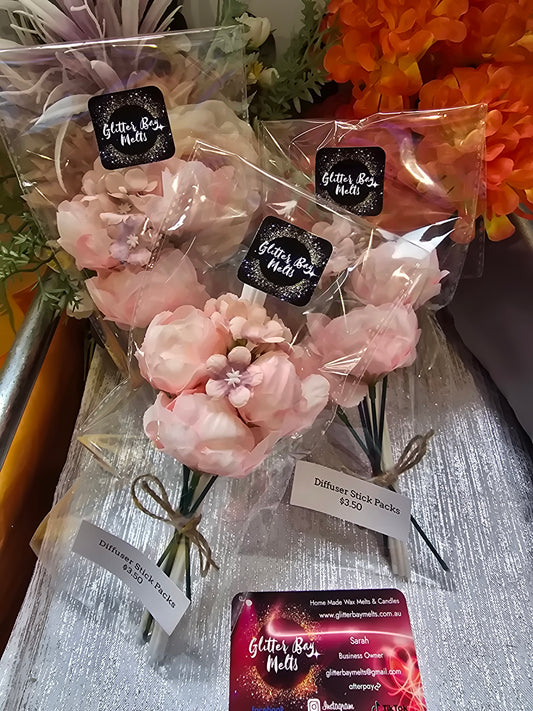 White Stick Pink Peony Diffuser Pack.