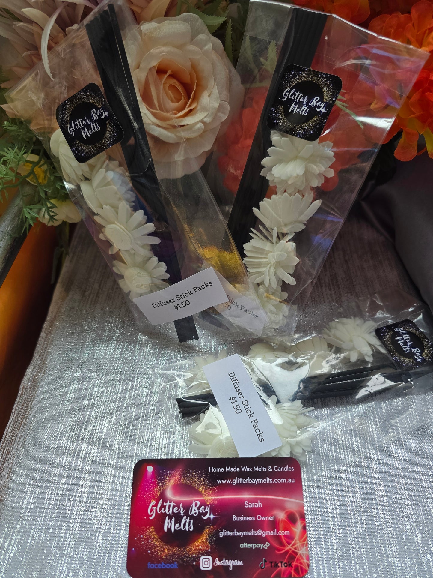 Daisy Black Diffuser Stick Pack.