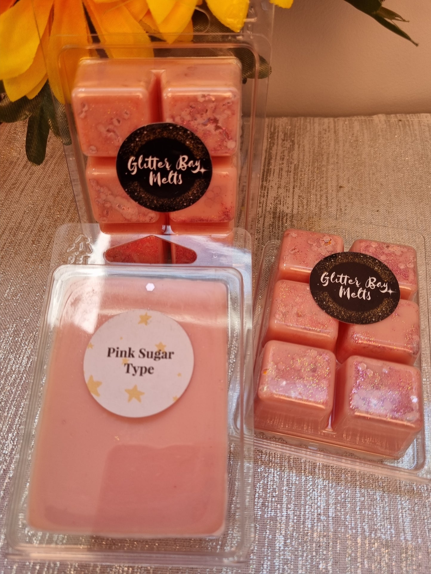 Pink Sugar Wax Melts.