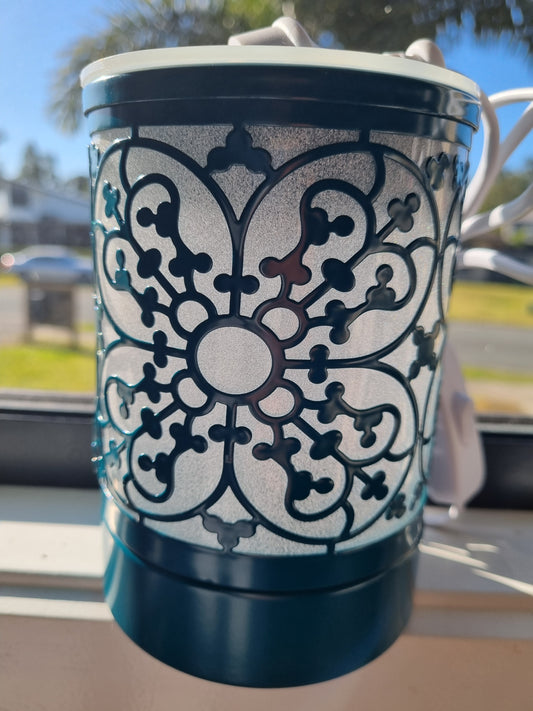 Emerald Damask Electric Wax Warmer