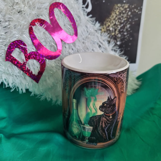 Black Cat Absynth Tealight Candle Wax Warmer